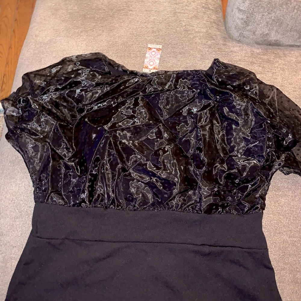 Black pencil dress